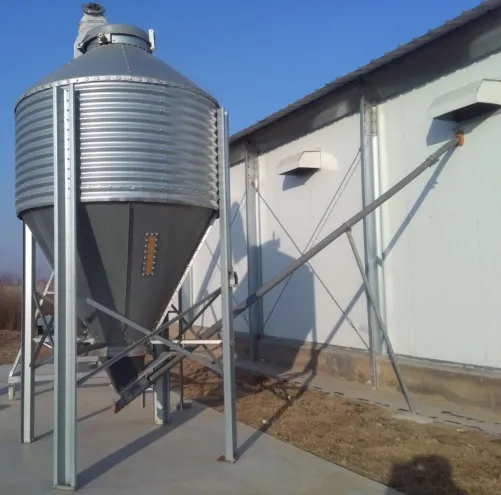 Custom Capacity Galvanized Steel Poultry Feed Silo suppliers