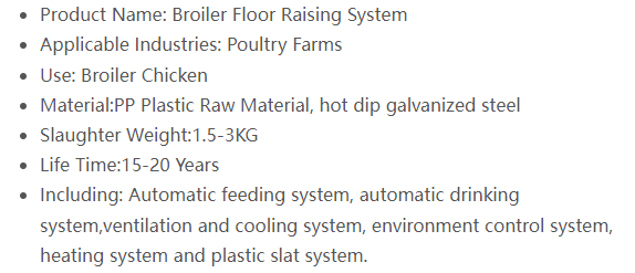 broiler chicken ground raising system description broiler chicken ground raising system description